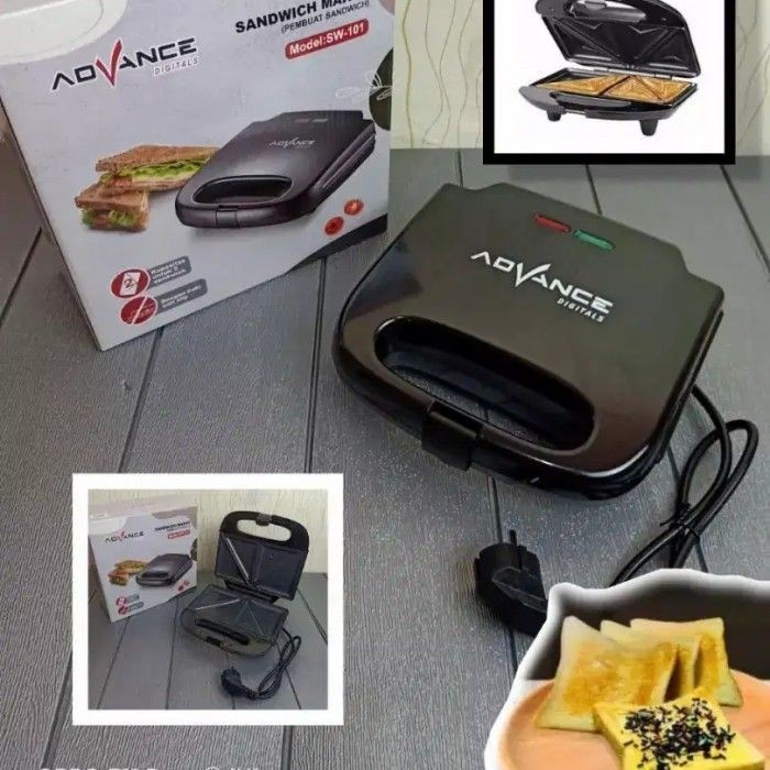 ADVANCE SW101 / SW-101 Pembuat Sandwich Toaster Maker 2 Lapis