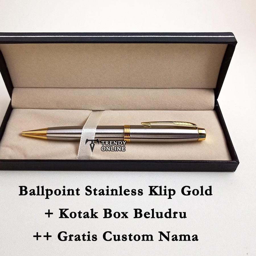 

Model Baru Pulpen Elegan TR18 dengan Box Beludru, FREE Cetak Nama | Ball Point si Custom Grafir 44F#
