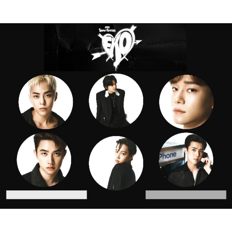 [Set] Stiker EXO Season Greeting 2023
