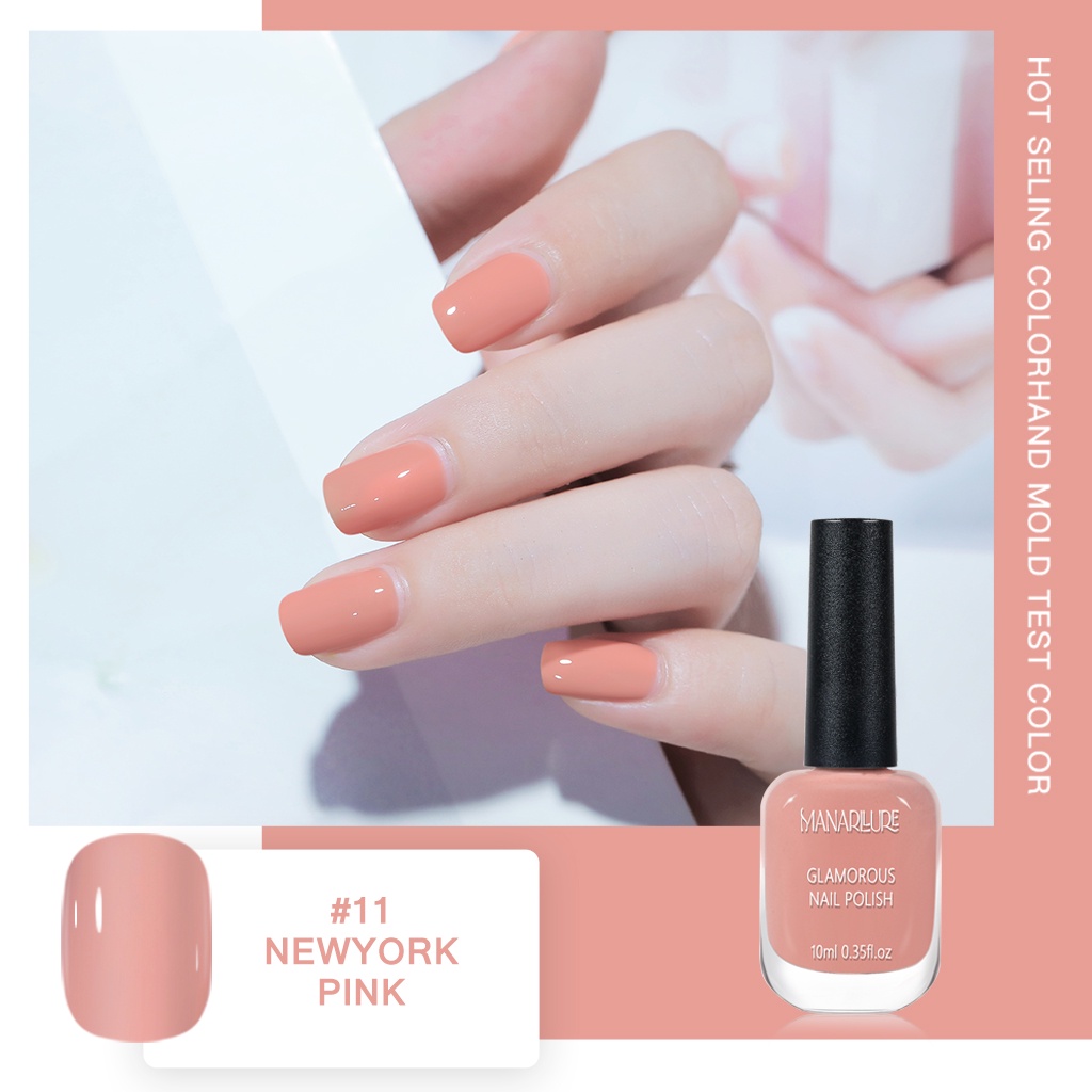 TERBARU [V1] Manarllure Kutek Peel Off Non Toxic Manicure Cat Kuku Peelable Cat Kuku Peel Off Kutek Halal  Muslimah Nail Polish