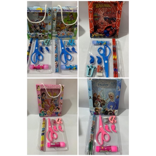 

{YM} Pensil Set 8 set Alat tulis set Kartun Paket Set Alat Tullis Anak Sekolah Souvenir Alat Tulis Sekolah