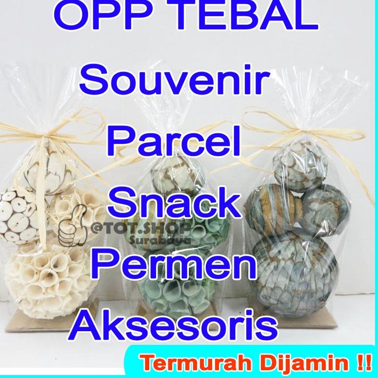 

★ 250gr [1-pak] OPP TEBAL UKURAN 20 X 30 PLASTIK KEMASAN TEBAL BENING Tanpa Lem ㆅ