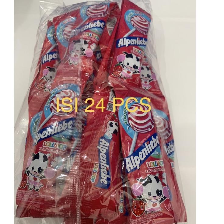 

[PRODUK 9RPCJ] Alpenliebe LOLIPOP renceng 1 pack isi 24 PCS (PACKING BARU) 0EI