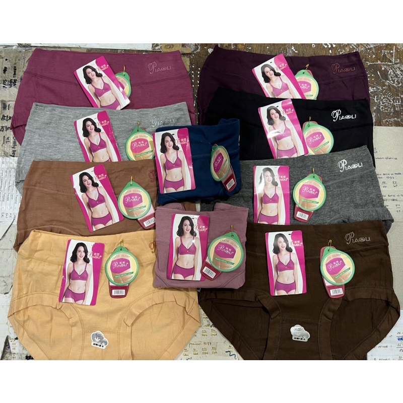 (6pcs) CD perempuan celana dalam wanita cewek PIAOLI 1608 karet besar TERMURAH