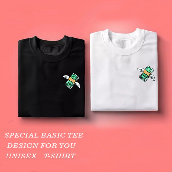 AS /  kaos distro motif  DOLAR SAYAP/ kaos pria wanita / kaos pria / baju wanita / kaos wanita / baju pria / atasan / polos / atasan wanita / tshirt