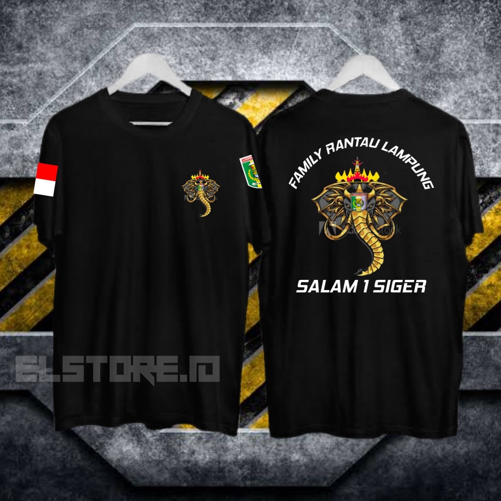 ELSTORE.ID PROMO Kaos Distro premium ANAK RANTAU LAMPUNG Bisa Custom nama/logo sendiri. Baju pria be