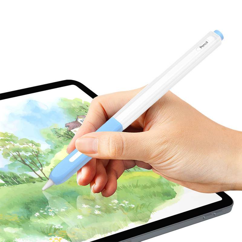 Untuk Apple Ipad Pensil 1case Pelindung Tablet Touch Pen Silikon Lembut Pelindung Tip Cover Layar Stylus Anti Gores Nib Case