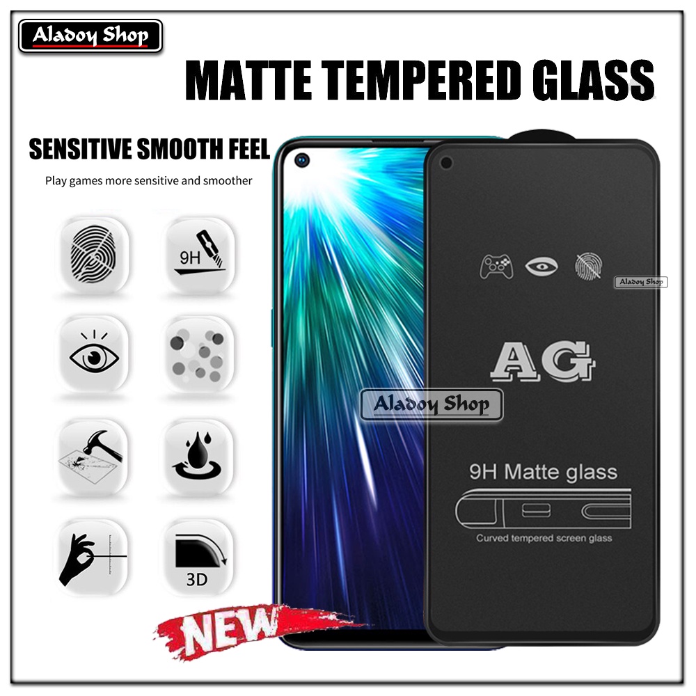 Paket 3IN1 Tempered Glass Layar Matte Anti Glare VIVO Z1 PRO Free Tempered Glass Camera dan Skin Carbon