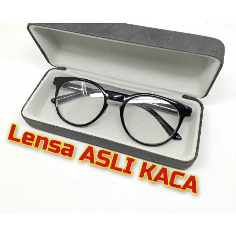 Termurah Kacamata baca plus pria asli lensa KACA kacamata super fokus kacamata baca plus pria dan wa