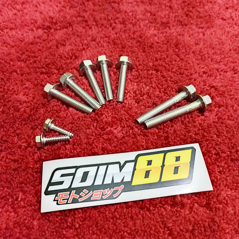 Jual Baut Stainless 2 kunci Radiator set Vario/PCX 160 Heng Original ...