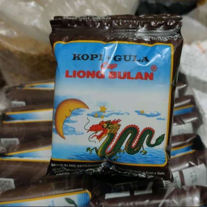 

Kopi Liong Bulan Plus Gula [1 pak/ 20 sachet]