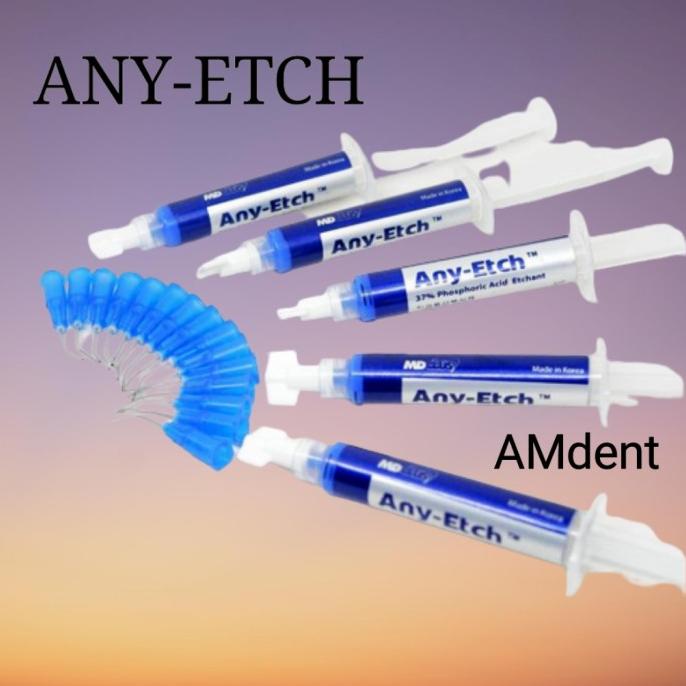 Etching gel etsa Any etch isi 3ml Dental Etchant Etching