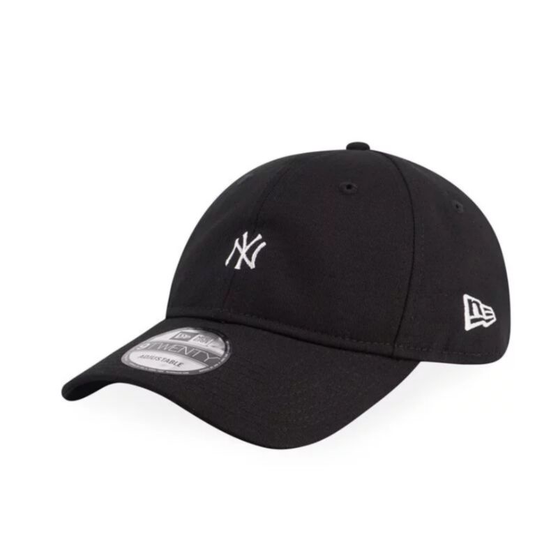 Topi New Era Cap New York Yankees Micro Logo Black 9Twenty Adjustable Original