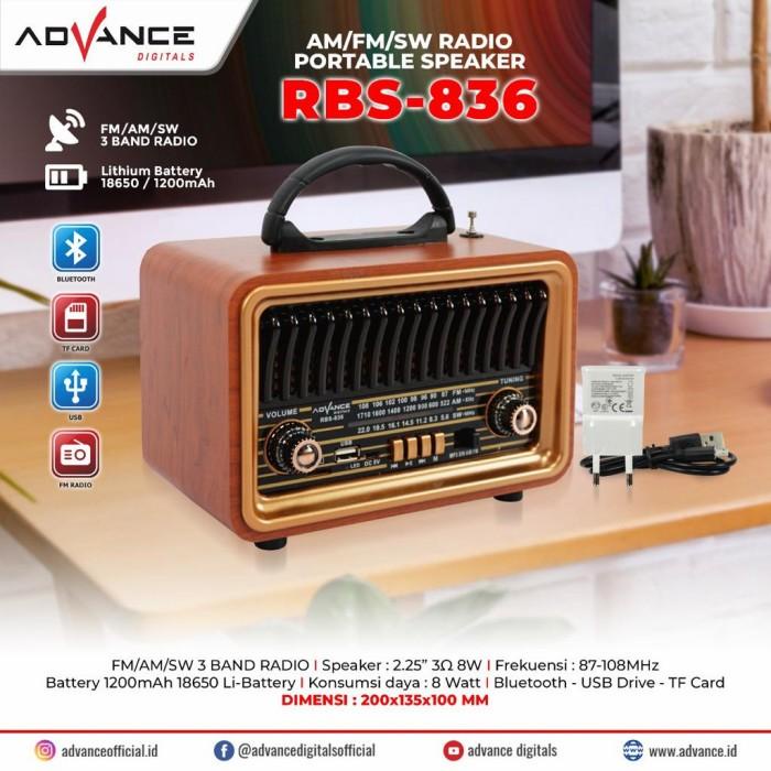 Radio Advance Rbs 836 Rbs836 Radio Jadul Radio Kuno 053