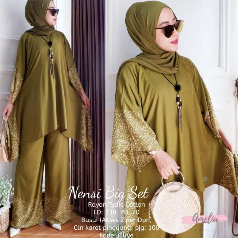 {TD.21De22ᴾ} Nensi Big Set By Amelia // Setelan Waka // Binsa Set By Ori Naura // Setelan Jumbo