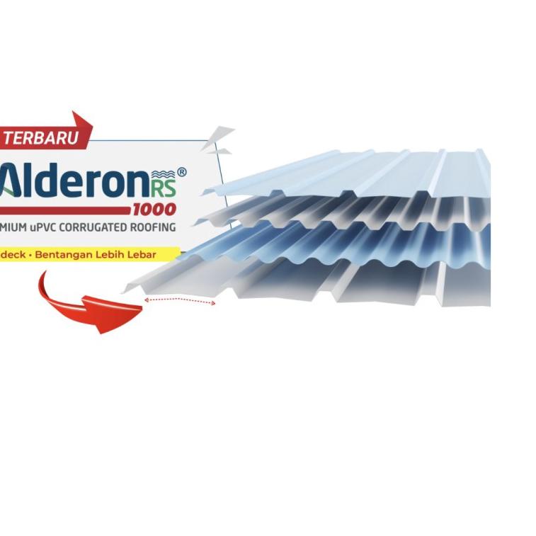 Trend ✴ Atap Alderon RS Trimdek 1000 pnjg 3.00 Meter - Alderon RS 1000