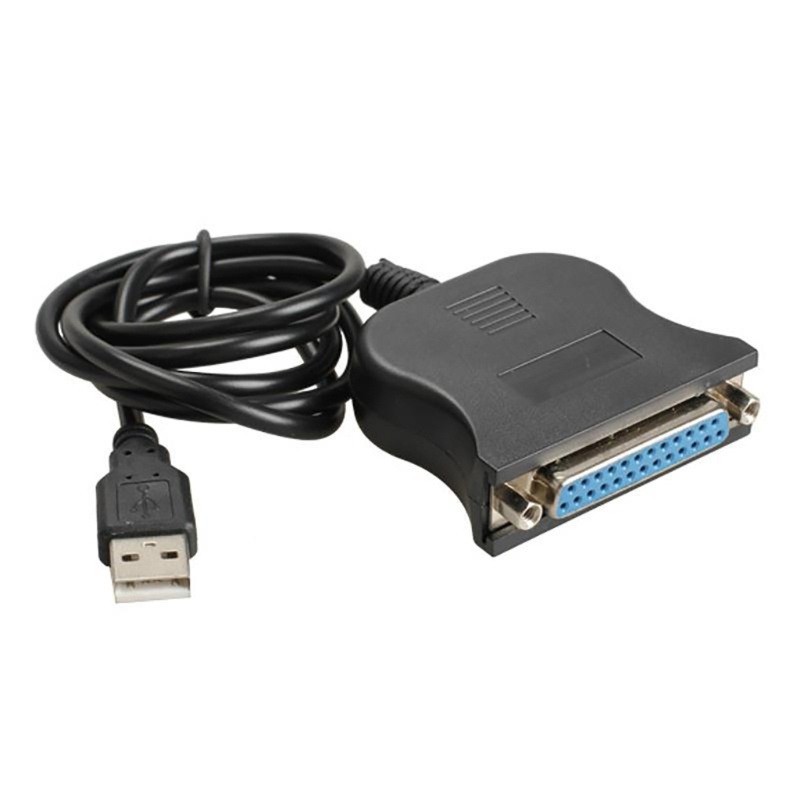 Btsg 80cm USB to DB25 25Pin Paralel Port Printer Converter Kabel USB2.0 Adaptor