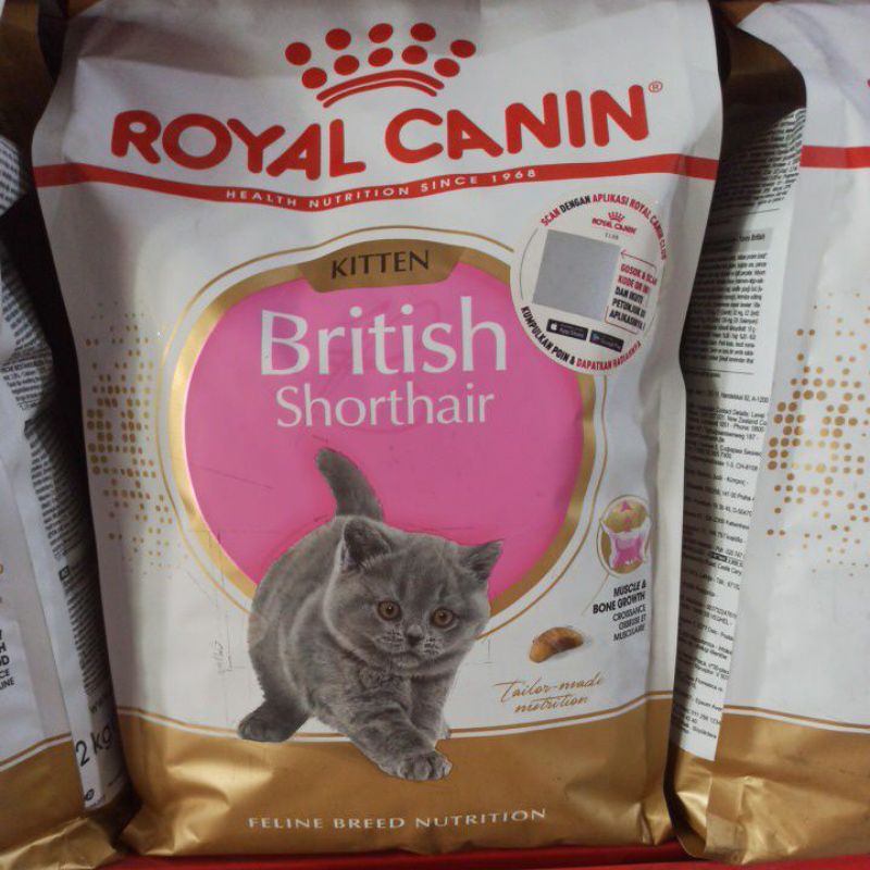 Royal Canin British Kitten 2kg makanan kucing rc kitten