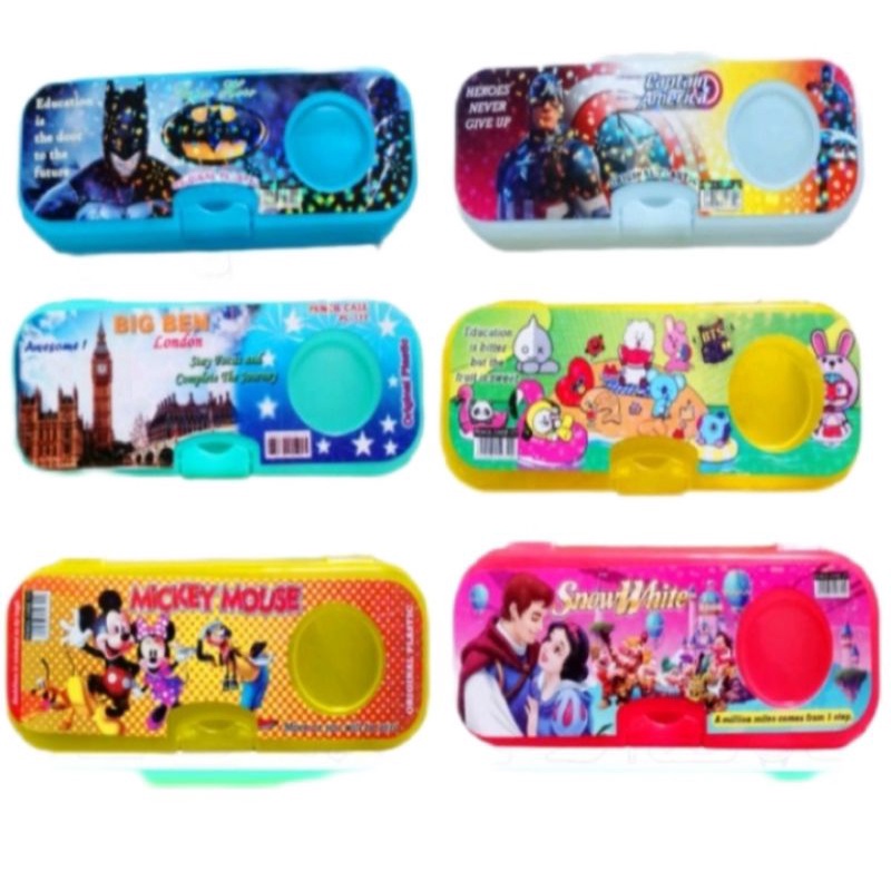 

kotak pensil pc177/Tempat pensil motif warna