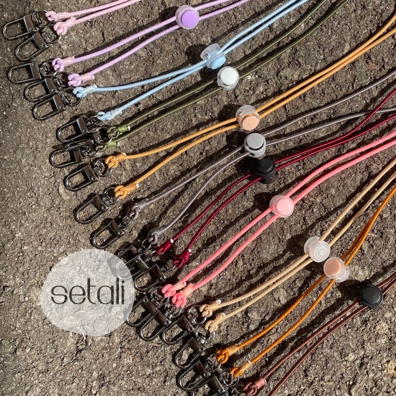 Strap Masker Cowok / Kalung Masker / Custom Souvenir Tali Masker Setalimasker