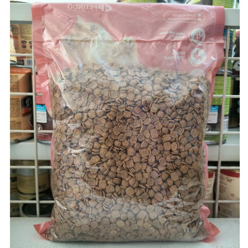 ( 5 PCS ) Makanan Kucing Chester Tuna Flavour Kemasan 800G Cat Food