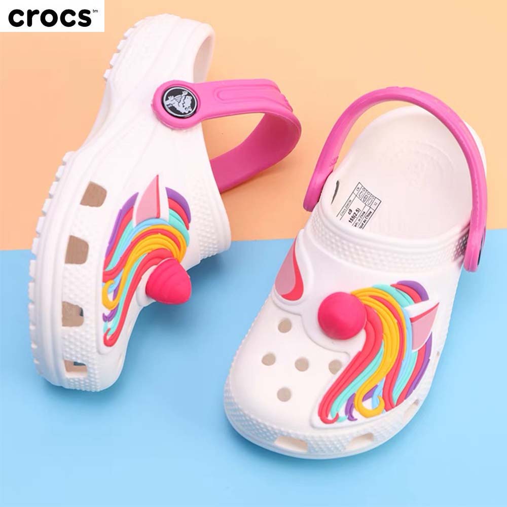 Crocs Kids Classic Clog  Anak Sandal Crocs Anak-anak  Laki-laki Dan Perempuan llittle pony Unicorn New