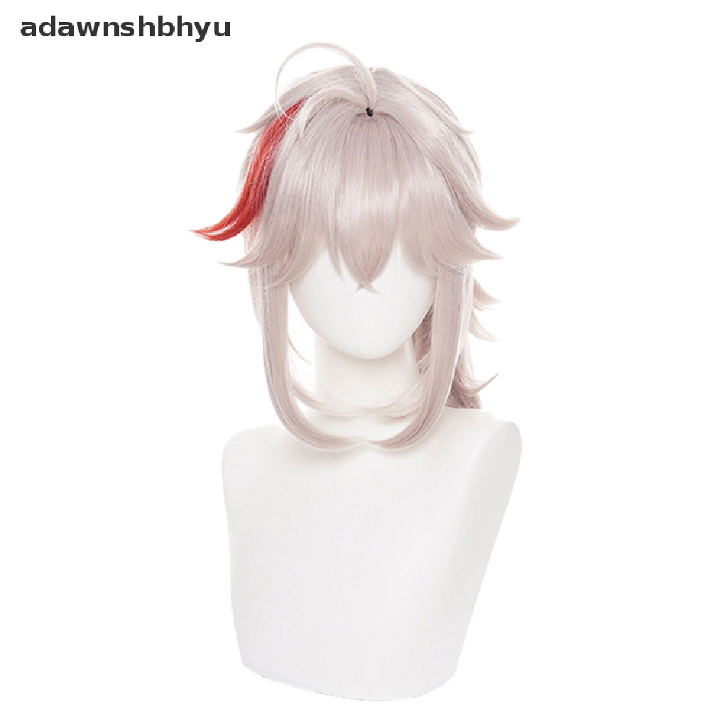 Adawnshbhyu Game Styled Beige Genshin Impact Cosplay Kazuha Wig Cosplay Gradasi Rambut ID