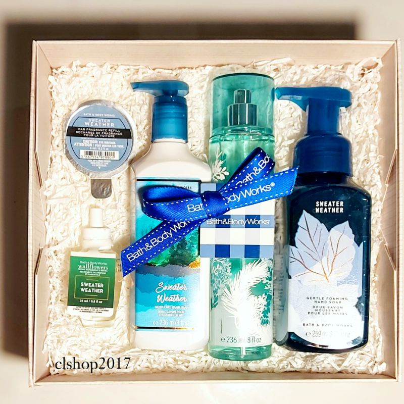 BBW SWEATER WEATHER GIFT SET PAKET BATH &amp; BODY WORKS