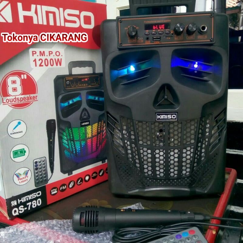 Jual Speaker Karaoke Bluetooth Mkc Kimiso Qs I Shopee Indonesia