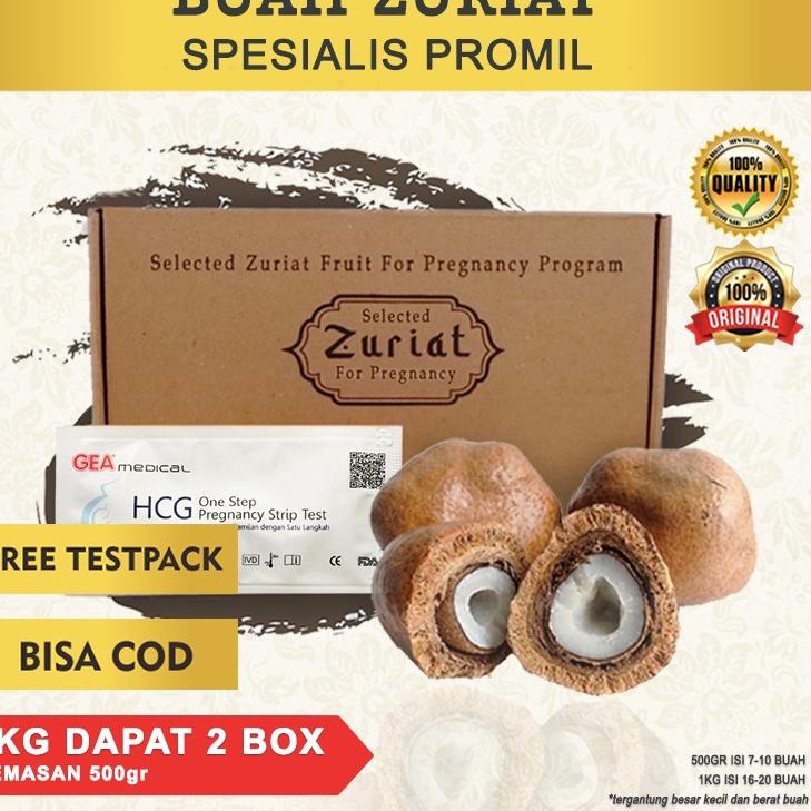 

『Perdana』 [ORI] Buah Zuriat Promil 1Kg / Zuriat Mesir Original / Premium Zuriat Promil Gold Free Test Pack