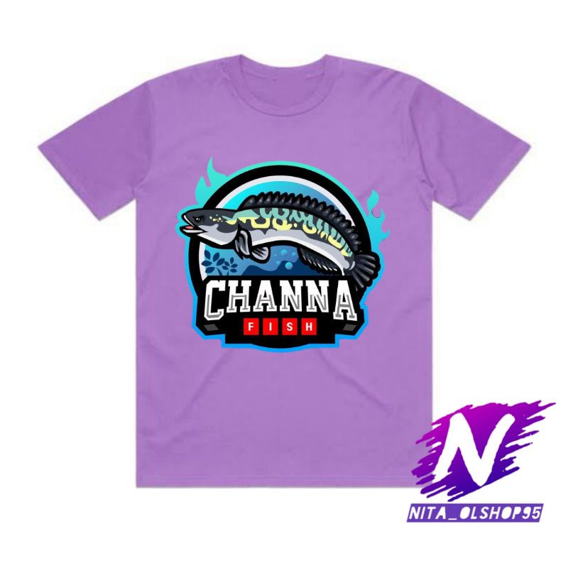 kaos anak chana fish baju anak ikan chana cana