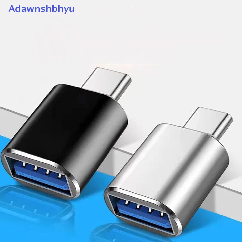 Adhyu Konektor Adaptor USB Type C Male To USB 3.0 Female Converter Kabel OTG Portable ID