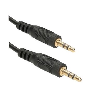 Cable audio jack 3.5mm Eyota 1.5 meter male gold plated 1-1 stereo - Kabel aux 3.5 m-m 1.5m