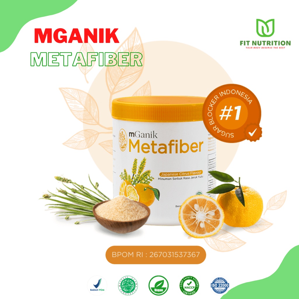 

Fit Nutrition - mGanik Metafiber Suplemen Serat Diabetes kadar gula darah tinggi