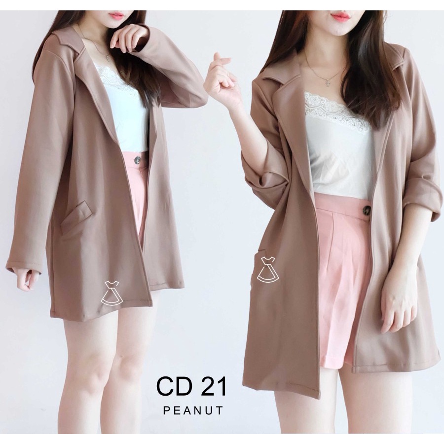 cardigan korea outer wanita Blazer zara Cardigan Wanita Blazer Wanita Outer import kekinian korean s