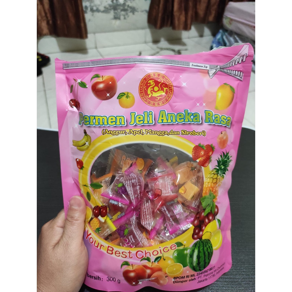

Chen liang ji Permen Jeli aneka Rasa Buah " Your best Choice" 300grm