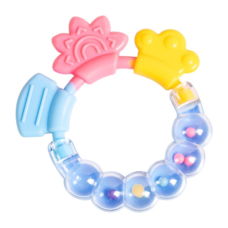 Mainan Kerincingan Bayi/ Teether Genggam Bayi/ Gigitan Bayi Anak Lucu