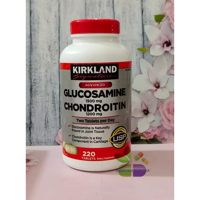 KIRKLAND - GLUCOSAMINE 1500 mg & CHONDROITIN 1200 mg