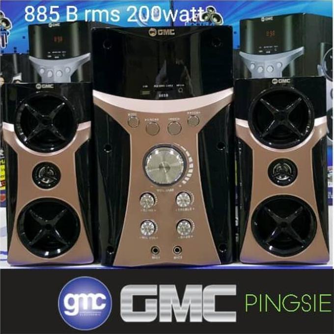 Speaker Bluetooth Gmc 885B Stereo Aktif Hifi Extra Bass Karaoke Storcadenza