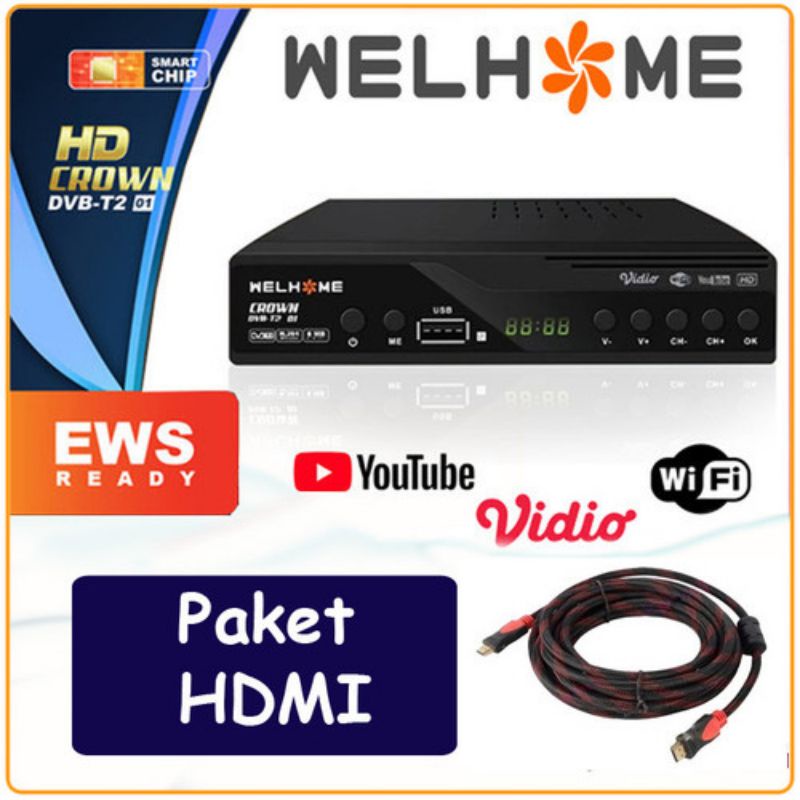 Set Top Box welhome T2-01 / Stb Murah / Set Top Box Murah / stb welhome / Set top box analog ke digital / set top box murah