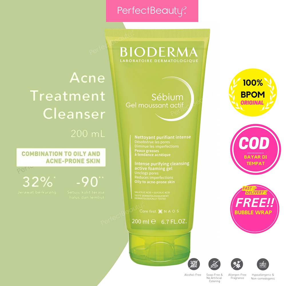 Bioderma Sebium Actif Gel Moussant (200ml)