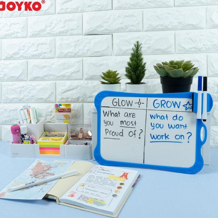 

[A-5T ♥] PAPAN TULIS SET WHITEBOARD SET JOYKO WBS-170CO / PAPAN TULIS KECIL-berkualitas
