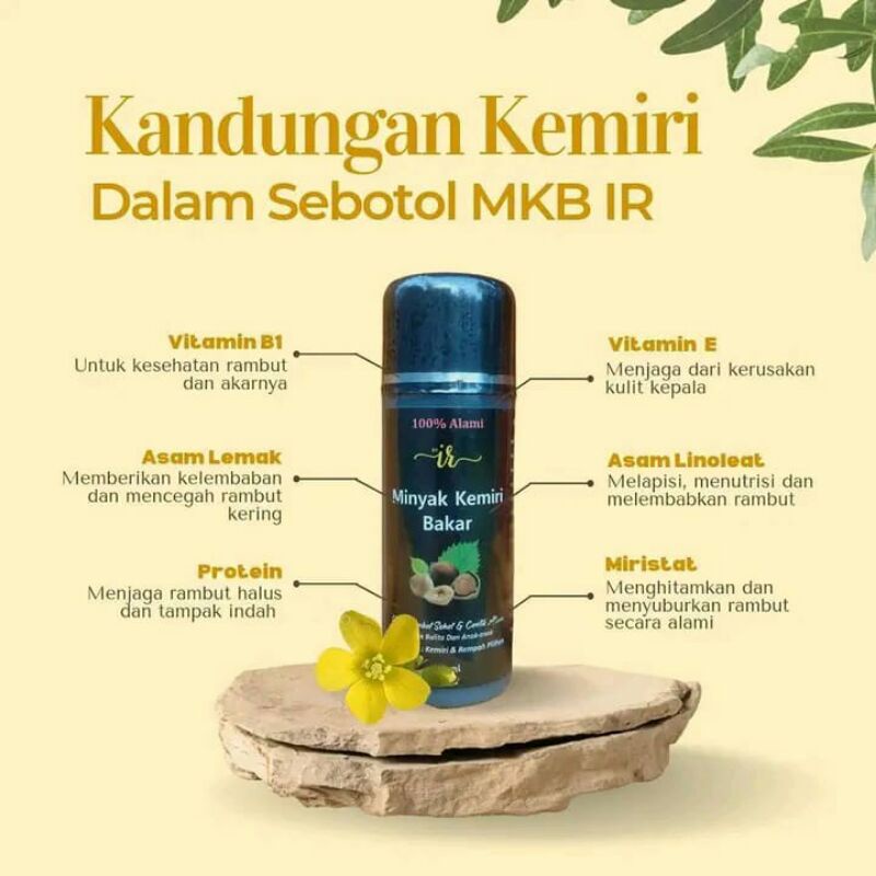 MINYAK KEMIRI BAKAR IR