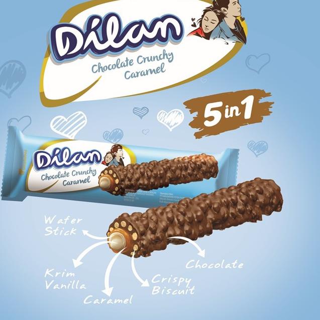 

ぉ Dilan Crunchy Choco Caramel 24 grx12 Pcs (1 Box) ね