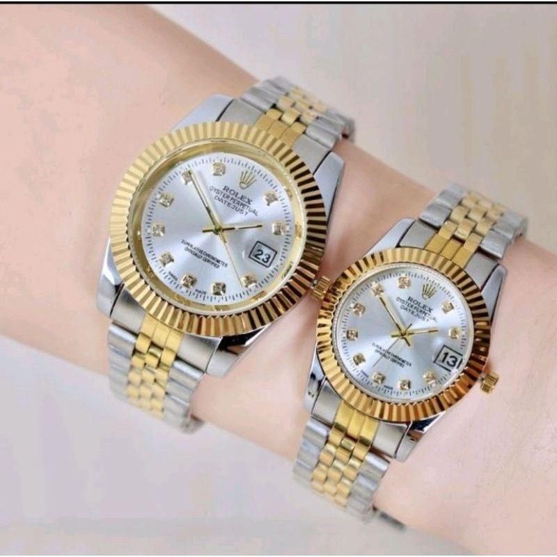 Original Jam Tangan ROLEX Couple Water Resist Bisa Beli Satuan Premium Kekinian