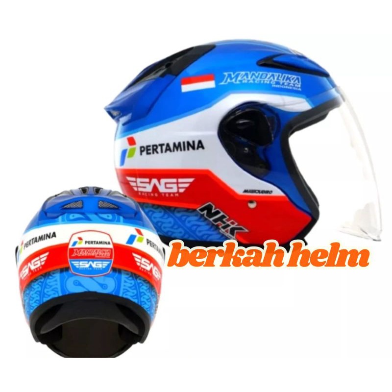 HELM NHK R6 MOTIF MANDALIKA SIRKUIT SPECIAL EDITION ORIGINAL
