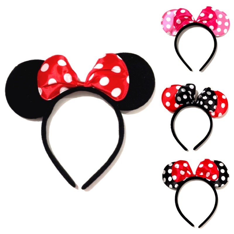 BISA COD - BANDO MINNIE MIKI MOUSE BANDO ANAK PEREMPUAN LUCU - BANDO ANAK TERMURAH - BANDO TERLARIS - BANDO ANAK IMUT 3 4 5 6 7 8 THN