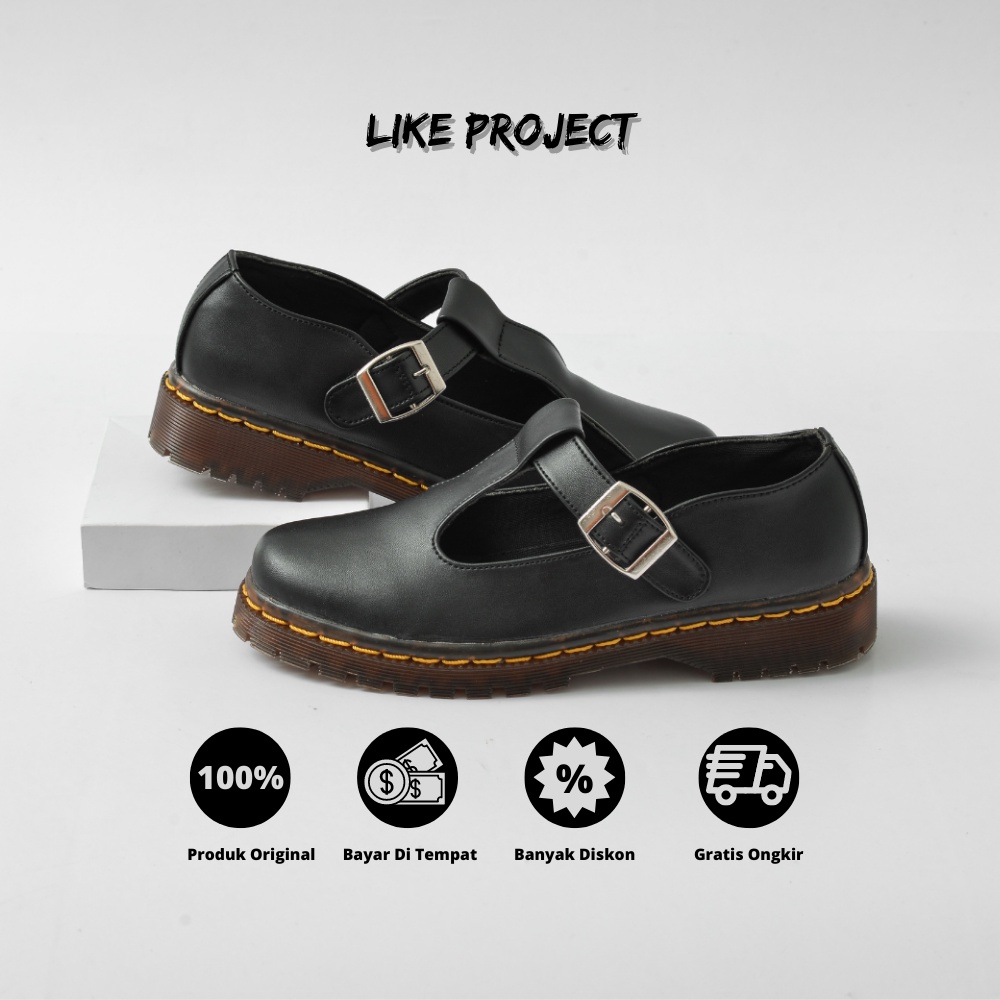 Xcloud x LikeProject Sepatu SlipOn Casual Wanita KYRA Black