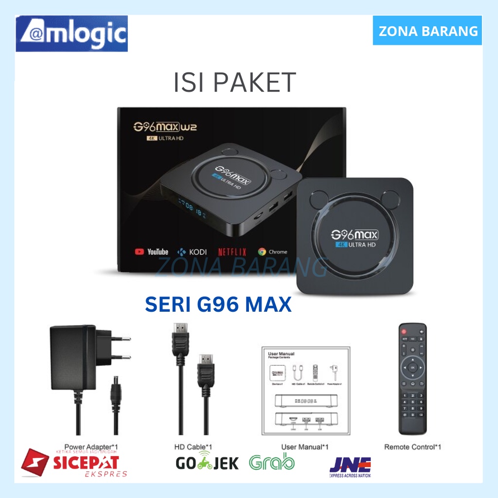 Full Apps I96 PRO 4Gb Ram 64Gb Rom UHD 8K Android 10 Smart TV Box