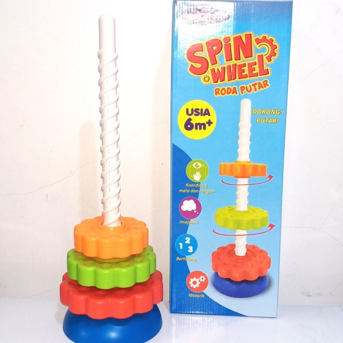 Spin Wheel Newbie Tech / Mainan Edukasi Anak